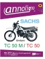 Preview: SACHS Kraftrad Typen TC 50 M/TC 50 Bild- Bedienungsanleitung & Wartungsanweisung & Selbsthilfe  - annoligno 377